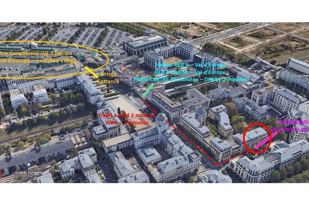 Appartement Familial 8 Personnes Proche De Disney Et Paris Chessy  Buitenkant foto